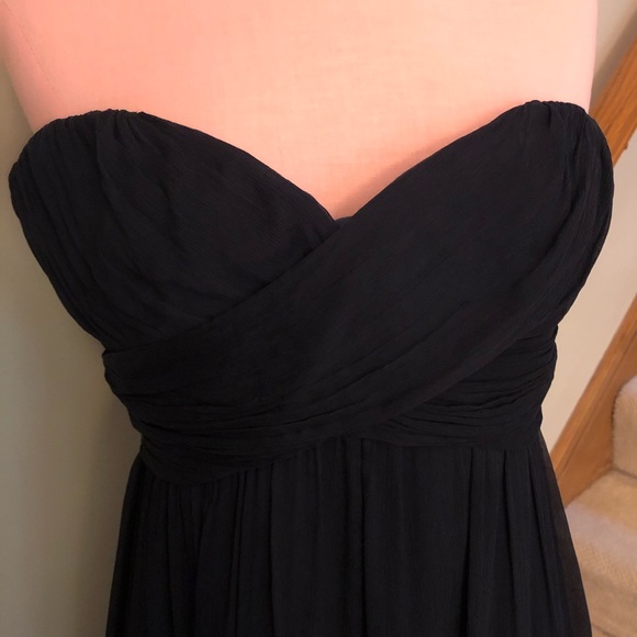 J.Crew Navy Strapless Gown - Picture 5 of 6